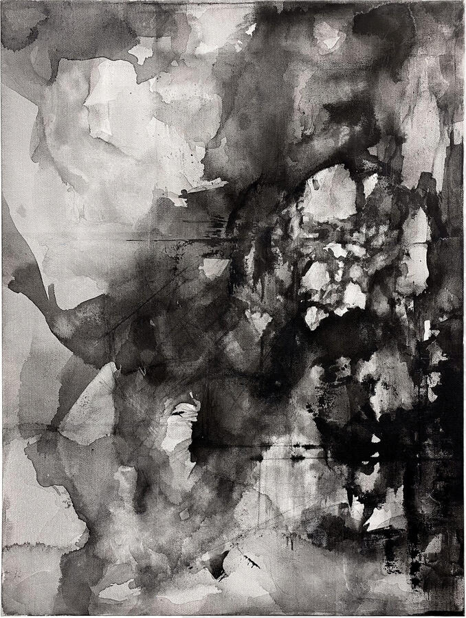 Untitled (2024) 24 in. ink on canvas