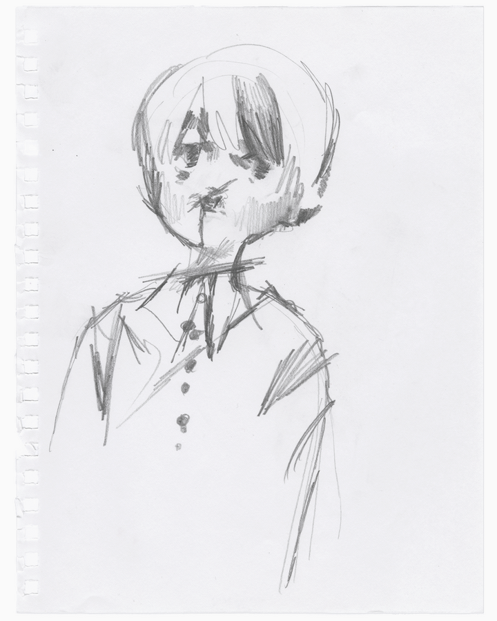 self-portrait (2025) sketch